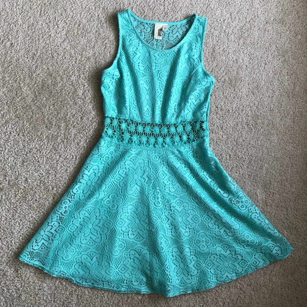 Francesca’s Aqua Sun Dress